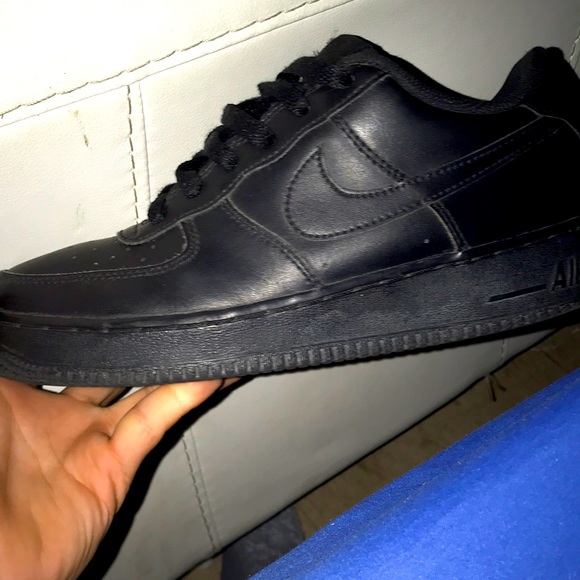 Black Air Force 1s - Picture 1 of 2